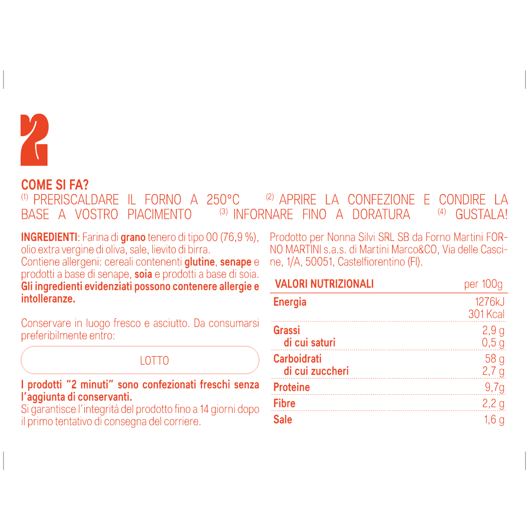 BASE PER PIZZA ARTIGIANALE
