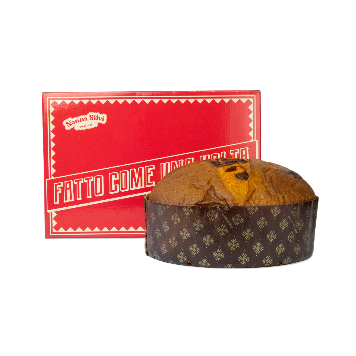 Panettone albicocca e gianduia 1 kg di Nonna Silvi con il suo baule regalo