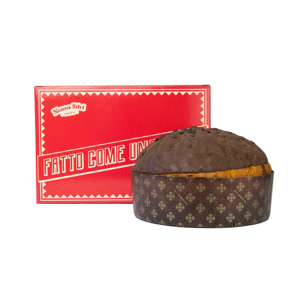 Panettone pere e cioccolato 1 kg di Nonna Silvi con il suo baule regalo