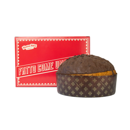 Panettone pere e cioccolato 1 kg di Nonna Silvi con il suo baule regalo